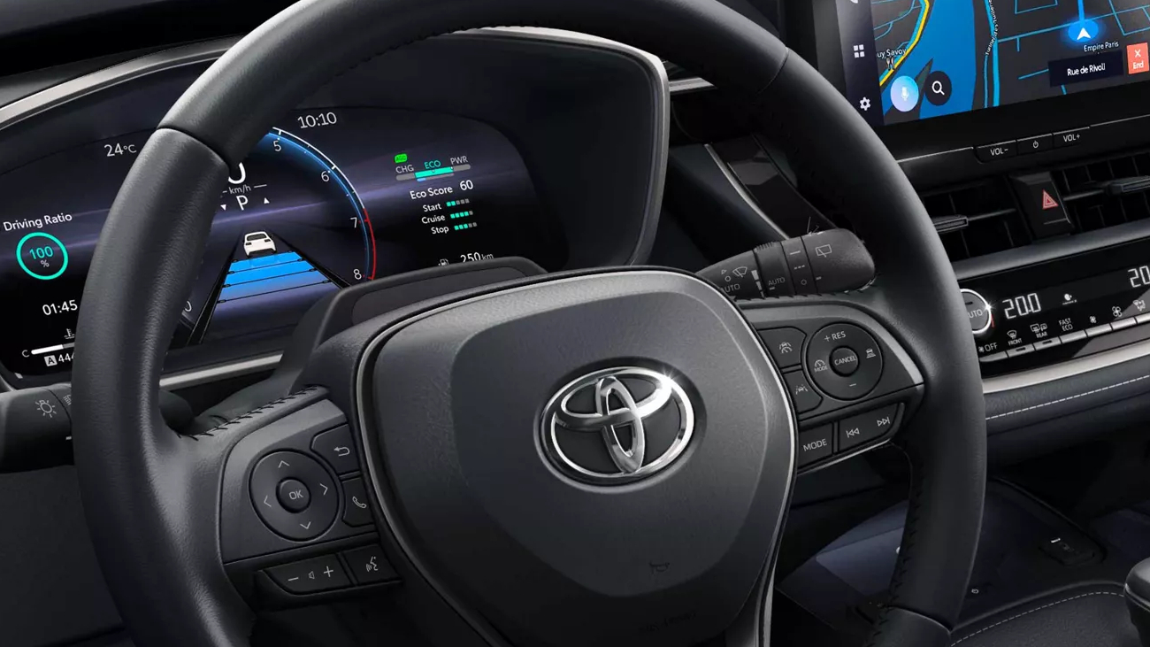interior corolla ts